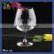 Popular customized large decorative wine glasses/ brandy glass for wedding