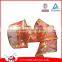 Red Organza Ribbon With Gold Eage for Chrismas Decoration