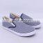 cheap price striped canvas upper men sneakers comfort slip on man casual canvas shoe vulcanized shoes