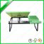 MDF green portable folding computer desk for bed