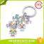 hot sales custom promotional metal trolley token keyring