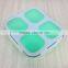 4 Components Collapsible Food Container Silicone Storage Lunch Box