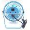 6 "USB mini portable table aluminum core motor metal fan for student