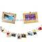 Wholesale hanging paper photo frame with hemp rope clamp