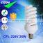 China  U Spiral CFL Bulb Saving Energy Lighting With 5-105W