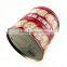 round empty cookie tins holiday,fashionable christmas cookie tin box,metal cookie box
