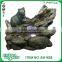 40-Inch Woodland Creature TWO Owls Garden Outdoor Water Fountain