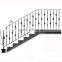 Wrought iron decorative stair grill railing designs