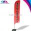 cheap manufactory polyester beach flag for advertise
