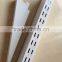 Heavy duty 50*50 metal chrome double slotted square channel tube