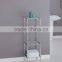 4 Tier Metal Storage Shelf Rack Cabinet Bathroom Furniture