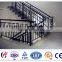 Outdoor wrought iron stair railing