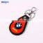 good quality 3d rubber key chain car logo