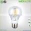 60*108mm 6W 360 Degree E27/E26 Based Dimmable Led Filament Bulb with UL DLC CE Approved