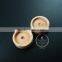 14mm setting size natual log wood round bezel pendant setting DIY findings bezel tary supplies 1411134