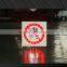 Road safety Aluminum no U turning traffic solar warning traffic sign