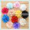 New design top quality mesh flower handmade fabric flower wholesale custom-made headwear flower