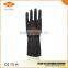 black industrial rubber latex work gloves with CE ISO approved