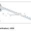 Galvanized Metal Slatwall Hanging shelf brackets&clothing hanging