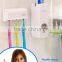 Toothpaste Dispenser Wall Mounted Automatic Toothpaste Squeezer Toilet Brush Holder Hands Free Dust-proof Toothpaste Squeezer