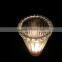 cheap glass candle holder/clear glass wax empty jar