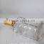 500 ml small white special shaped empty liquor glass bottles with lids