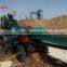 low consumption wood chipper with tractor