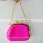 hot sale bag long chain silicone women's bag new design bag for lovers