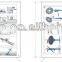 above ground swimming pool robotic pool cleaner 1805