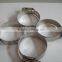 wells CE hardware polished SS304 stainless 316 hose clamps for pipeline
