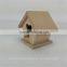 Hot sell Love shape wholesale wood carved bird houses