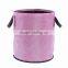 Foldable washing laundry hamper with strong rope handles , laundry basket for bathroom