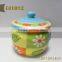 Fruit design ceramic candy jar