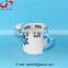Popular Design Home Decoration Watering Can Shape Ceramic Flower Pot, Plant Pot