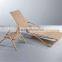 Modern Rattan Sun Lounger With Aluminium Frame