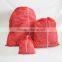 Large polyester sewing drawstring mesh net bags