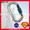 23KN O Type	Rock Climbing Aluminum Carabiner With Screw Gate