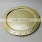 Cheap Wholesale Wedding Gold Silver Beaded Charger Plates