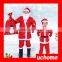 UCHOME 5 In 1 Red Men Santa Claus Costumes Christmas Clothes Male Cosplay Xmas Suit With Belt Beard Hat Pants