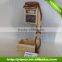 wooden bird nest with various shapes