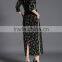 women OL stylish autumn and winter fashion long dresse elegant lady dress