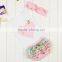 Boutique 3 pcs ruffle top bloomer headband sets fancy gold polka dot baby outfits