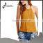 Large armhole tank T strap tank with drop hole