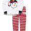 100% cotton kids animal pajamas white
