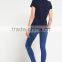MGOO OEM Service Woman Curved Hem T Shirt Short Sleeve Plain Round Neck T Shirts Wholesale China