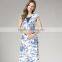 Maternity Evening Dress Loose and comfortable Nursing Clothing Floral Pregnant Mothers Skirts