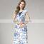 Maternity Evening Dress Loose and Comfortable Nursing Clothing Floral Pregnant Mothers Skirts