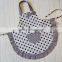 Pink Polka Dot Baby Clothes 100% Cotton Aprons for Baby Girls 0-4ys