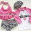 Online shopping wholsale lovely fashion swimsuit set toddler girl swimwear