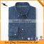 Latest 100% Cotton Slim Fit Denim Cowboy Long Sleeve Casual Men Shirts